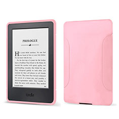 Coque Ultra Fine Silicone Souple 360 Degres Housse Etui pour Amazon Kindle 6 inch Rose