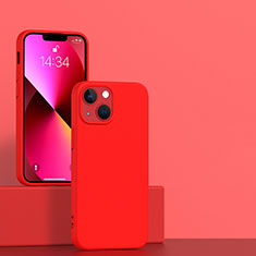 Coque Ultra Fine Silicone Souple 360 Degres Housse Etui pour Apple iPhone 13 Rouge