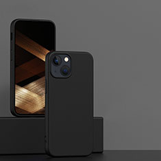Coque Ultra Fine Silicone Souple 360 Degres Housse Etui pour Apple iPhone 15 Noir
