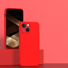 Coque Ultra Fine Silicone Souple 360 Degres Housse Etui pour Apple iPhone 15 Rouge
