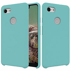 Coque Ultra Fine Silicone Souple 360 Degres Housse Etui pour Google Pixel 3 XL Cyan