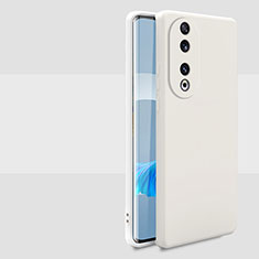 Coque Ultra Fine Silicone Souple 360 Degres Housse Etui pour Huawei Honor 90 Pro 5G Blanc