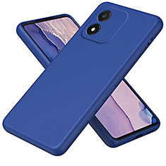 Coque Ultra Fine Silicone Souple 360 Degres Housse Etui pour Huawei Honor X5 Bleu