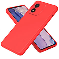 Coque Ultra Fine Silicone Souple 360 Degres Housse Etui pour Huawei Honor X5 Rouge
