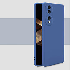 Coque Ultra Fine Silicone Souple 360 Degres Housse Etui pour Huawei Honor X7b Bleu