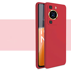 Coque Ultra Fine Silicone Souple 360 Degres Housse Etui pour Huawei P60 Pro Rouge