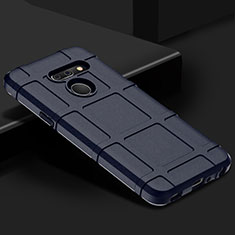 Coque Ultra Fine Silicone Souple 360 Degres Housse Etui pour LG G8 ThinQ Bleu