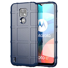 Coque Ultra Fine Silicone Souple 360 Degres Housse Etui pour Motorola Moto E7 (2020) Bleu