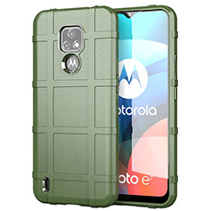 Coque Ultra Fine Silicone Souple 360 Degres Housse Etui pour Motorola Moto E7 (2020) Vert Armee
