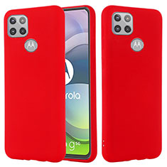 Coque Ultra Fine Silicone Souple 360 Degres Housse Etui pour Motorola Moto G 5G Rouge