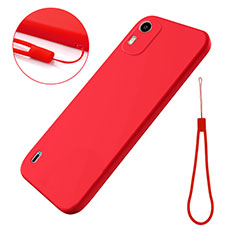 Coque Ultra Fine Silicone Souple 360 Degres Housse Etui pour Nokia C12 Rouge