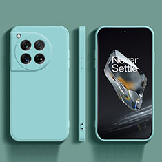 Coque Ultra Fine Silicone Souple 360 Degres Housse Etui pour OnePlus 12 5G Bleu Clair
