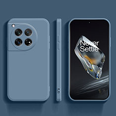 Coque Ultra Fine Silicone Souple 360 Degres Housse Etui pour OnePlus 12 5G Gris Lavende