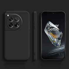 Coque Ultra Fine Silicone Souple 360 Degres Housse Etui pour OnePlus 12 5G Noir