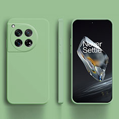 Coque Ultra Fine Silicone Souple 360 Degres Housse Etui pour OnePlus 12 5G Pastel Vert