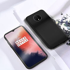 Coque Ultra Fine Silicone Souple 360 Degres Housse Etui pour OnePlus 7T Noir