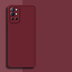 Coque Ultra Fine Silicone Souple 360 Degres Housse Etui pour OnePlus 9R 5G Vin Rouge