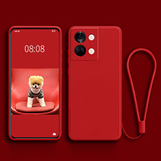 Coque Ultra Fine Silicone Souple 360 Degres Housse Etui pour OnePlus Ace 2V 5G Rouge