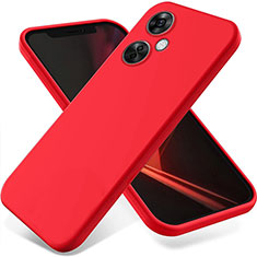 Coque Ultra Fine Silicone Souple 360 Degres Housse Etui pour OnePlus Nord CE 3 5G Rouge