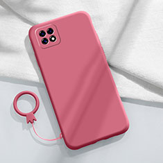 Coque Ultra Fine Silicone Souple 360 Degres Housse Etui pour Oppo A53 5G Rouge