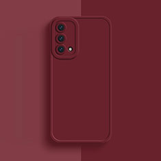 Coque Ultra Fine Silicone Souple 360 Degres Housse Etui pour Oppo A93 5G Rouge