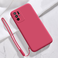 Coque Ultra Fine Silicone Souple 360 Degres Housse Etui pour Oppo A95 5G Rouge