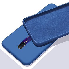 Coque Ultra Fine Silicone Souple 360 Degres Housse Etui pour Oppo A9X Bleu
