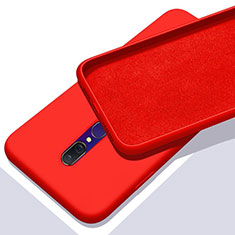 Coque Ultra Fine Silicone Souple 360 Degres Housse Etui pour Oppo A9X Rouge