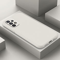Coque Ultra Fine Silicone Souple 360 Degres Housse Etui pour Samsung Galaxy A23 5G Blanc