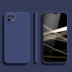 Coque Ultra Fine Silicone Souple 360 Degres Housse Etui pour Samsung Galaxy F42 5G Bleu
