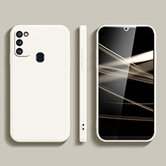Coque Ultra Fine Silicone Souple 360 Degres Housse Etui pour Samsung Galaxy M21 (2021) Blanc