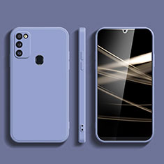 Coque Ultra Fine Silicone Souple 360 Degres Housse Etui pour Samsung Galaxy M21 (2021) Gris Lavende