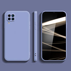 Coque Ultra Fine Silicone Souple 360 Degres Housse Etui pour Samsung Galaxy M22 4G Gris Lavende