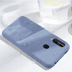 Coque Ultra Fine Silicone Souple 360 Degres Housse Etui pour Samsung Galaxy M40 Bleu Ciel