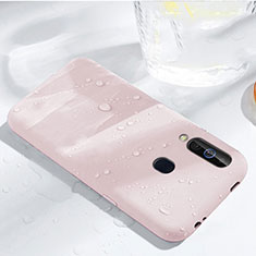 Coque Ultra Fine Silicone Souple 360 Degres Housse Etui pour Samsung Galaxy M40 Or Rose