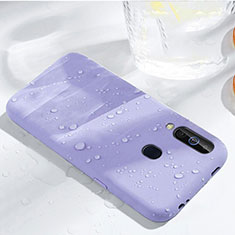 Coque Ultra Fine Silicone Souple 360 Degres Housse Etui pour Samsung Galaxy M40 Violet