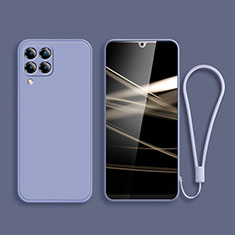Coque Ultra Fine Silicone Souple 360 Degres Housse Etui pour Samsung Galaxy M42 5G Gris Lavende