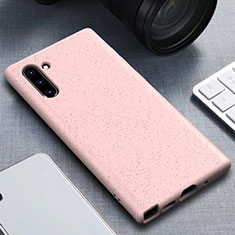 Coque Ultra Fine Silicone Souple 360 Degres Housse Etui pour Samsung Galaxy Note 10 5G Or Rose