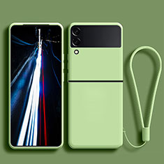 Coque Ultra Fine Silicone Souple 360 Degres Housse Etui pour Samsung Galaxy Z Flip3 5G Pastel Vert
