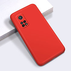 Coque Ultra Fine Silicone Souple 360 Degres Housse Etui pour Xiaomi Mi 10T 5G Rouge