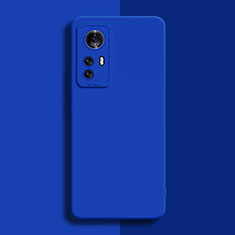 Coque Ultra Fine Silicone Souple 360 Degres Housse Etui pour Xiaomi Mi 12 Pro 5G Bleu