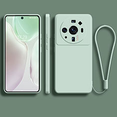 Coque Ultra Fine Silicone Souple 360 Degres Housse Etui pour Xiaomi Mi 12 Ultra 5G Pastel Vert