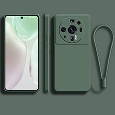 Coque Ultra Fine Silicone Souple 360 Degres Housse Etui pour Xiaomi Mi 12S Ultra 5G Vert