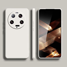 Coque Ultra Fine Silicone Souple 360 Degres Housse Etui pour Xiaomi Mi 13 Ultra 5G Blanc