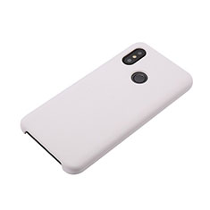 Coque Ultra Fine Silicone Souple 360 Degres Housse Etui pour Xiaomi Mi 8 Blanc