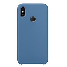 Coque Ultra Fine Silicone Souple 360 Degres Housse Etui pour Xiaomi Mi 8 Bleu