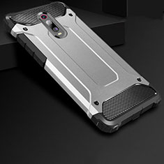 Coque Ultra Fine Silicone Souple 360 Degres Housse Etui pour Xiaomi Mi 9T Pro Argent