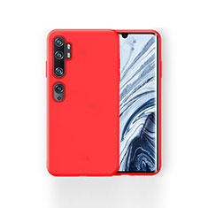 Coque Ultra Fine Silicone Souple 360 Degres Housse Etui pour Xiaomi Mi Note 10 Pro Rouge