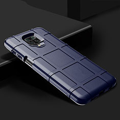 Coque Ultra Fine Silicone Souple 360 Degres Housse Etui pour Xiaomi Poco M2 Pro Bleu