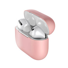 Coque Ultra Fine Silicone Souple 360 Degres Housse Etui S01 pour Apple AirPods Pro Rose